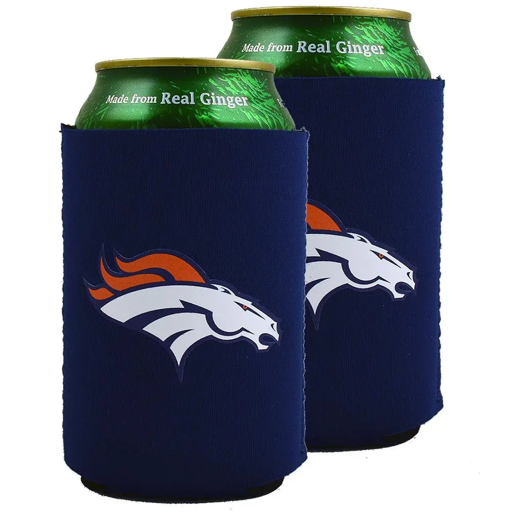 Nfl Denver Broncos Neoprene Can Sleeve (Set Of 2) 1