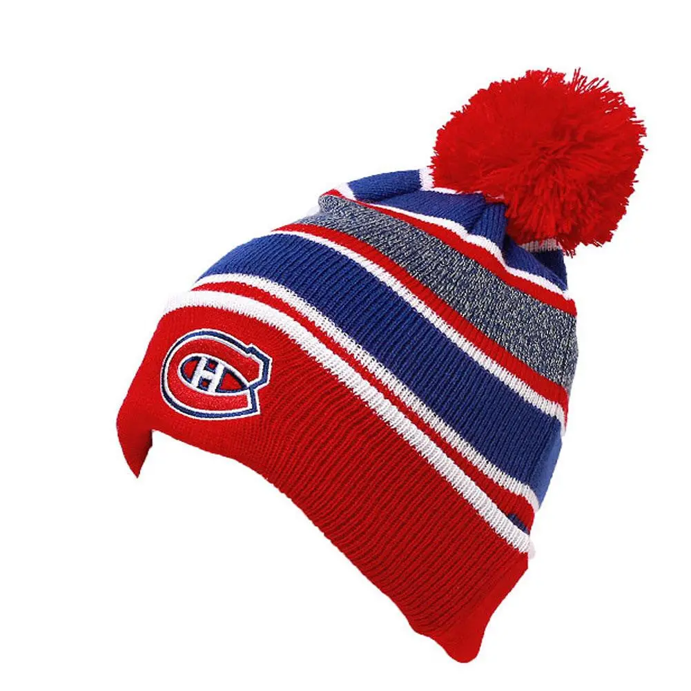 Nhl Montreal Canadiens Habs Pompom Hat 1