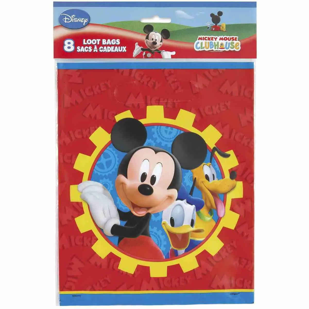 Mickey Mouse Clubhouse Plastic Loot Bags (8 Per Package) 1