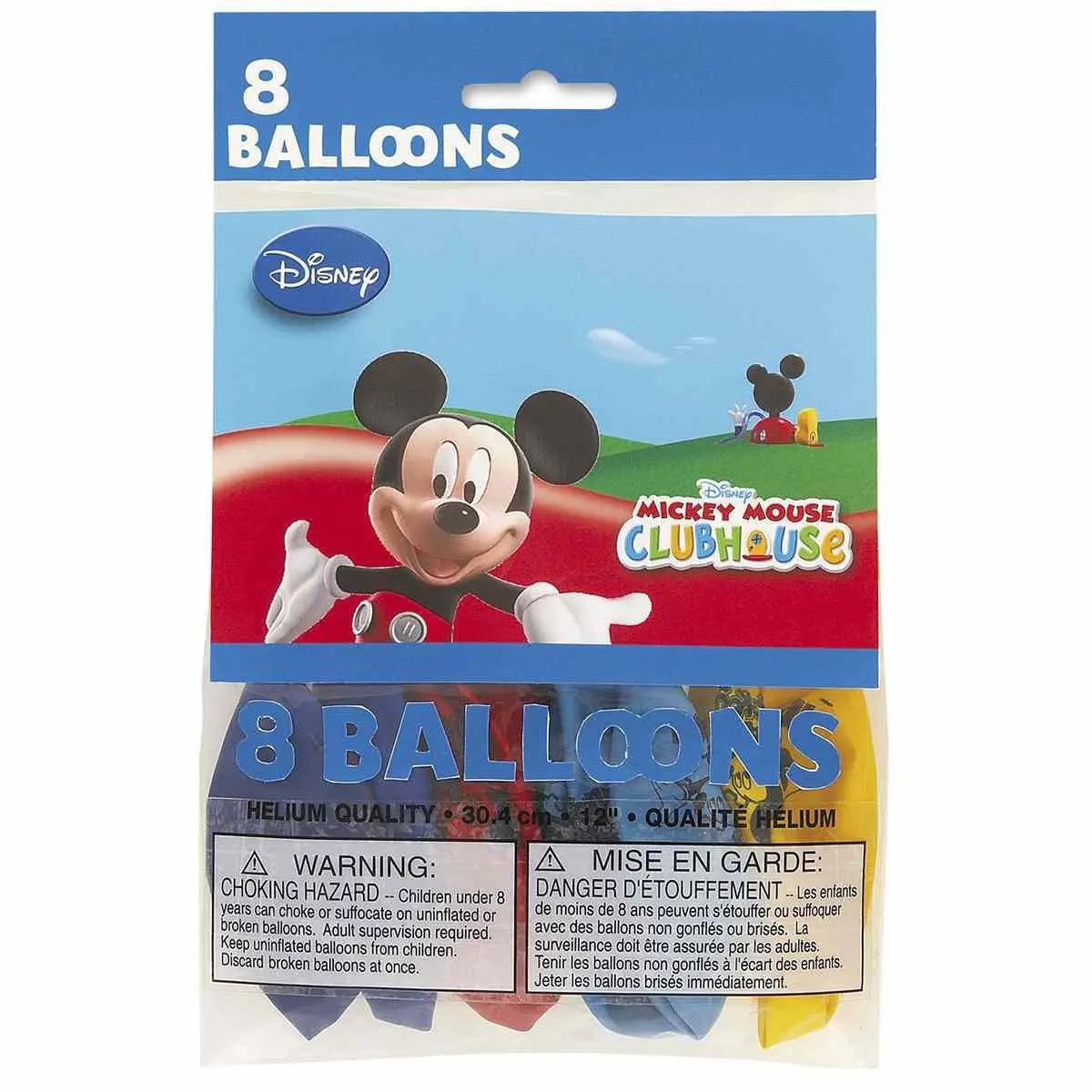 Mickey Mouse Clubhouse Party Balloons (8 Per Pack) 1