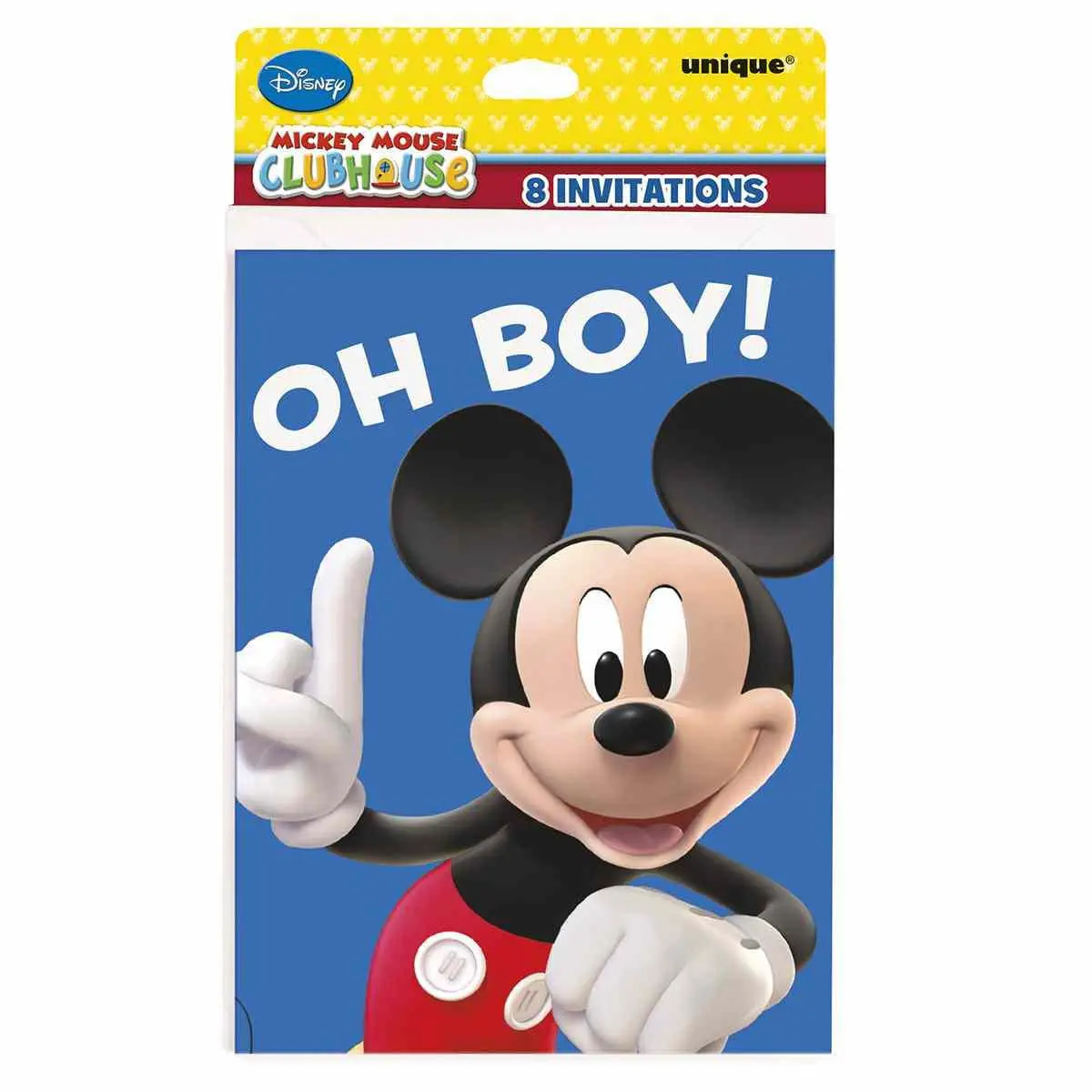 Mickey Mouse Clubhouse Party Invitations (8 Per Package) 1