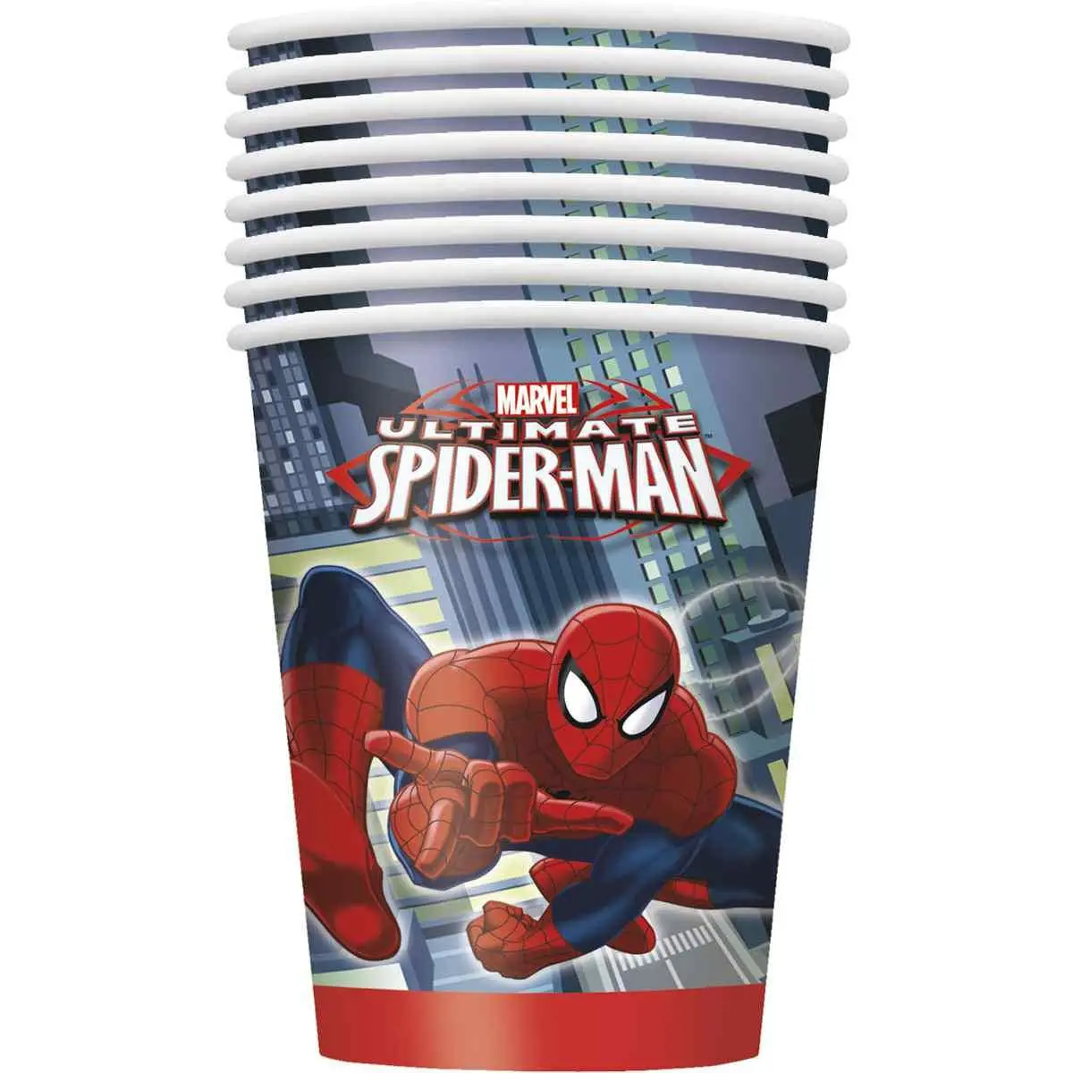Spider-Man 9 Oz Paper Cups (8 Per Package) 1