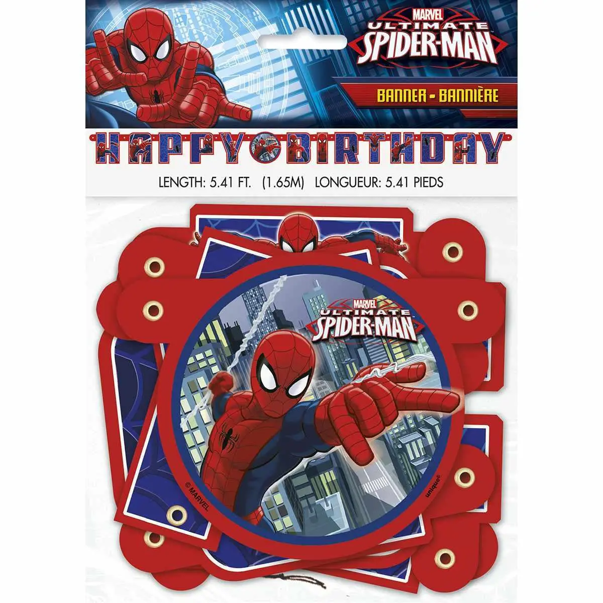 Spider-Man Large Jointed Banner 1