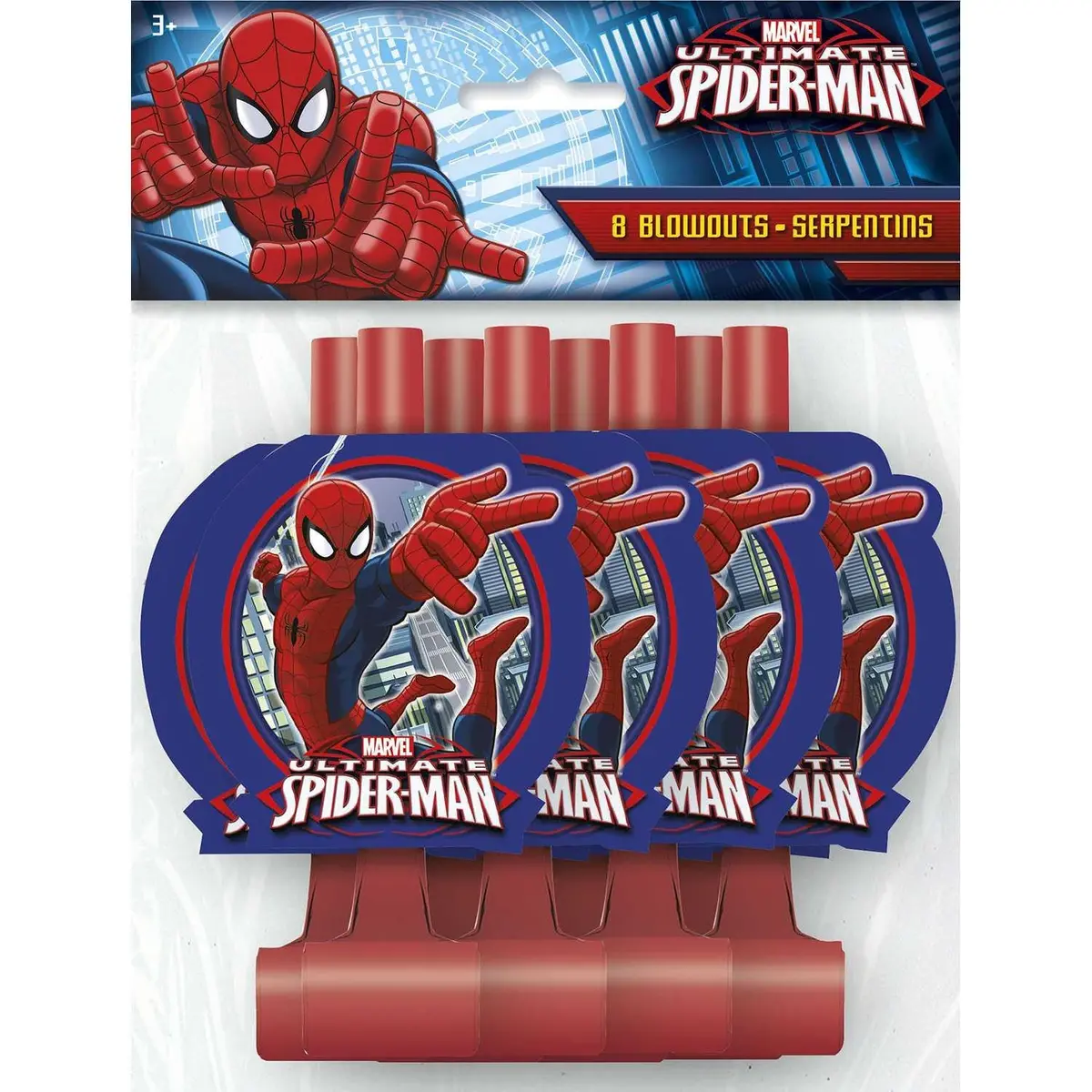 Spider-Man Party Blowouts (8 Per Pack) 1