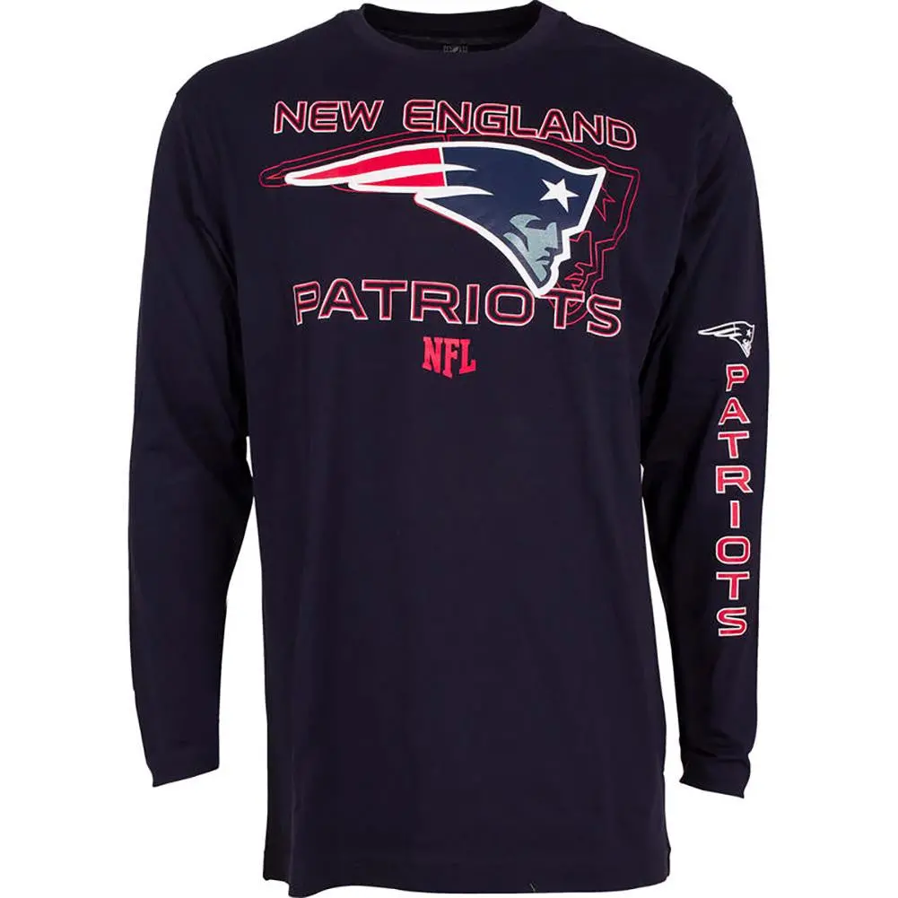 Nfl  New England Patriots Long Snap Long Sleeve Tee Mens - Medium 1