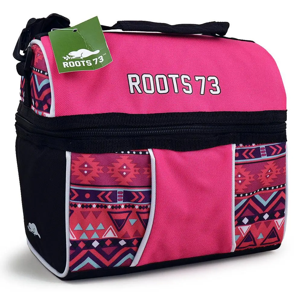 Roots 73 Cooler Bag (Pink And Black) 1