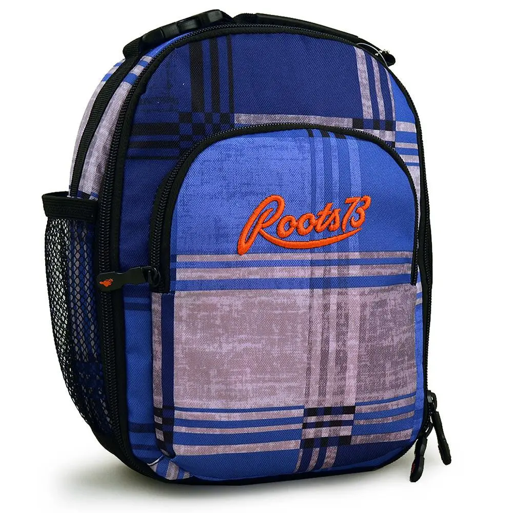 Roots 73 Cooler Bag (Grey And Blue Plaid) 1