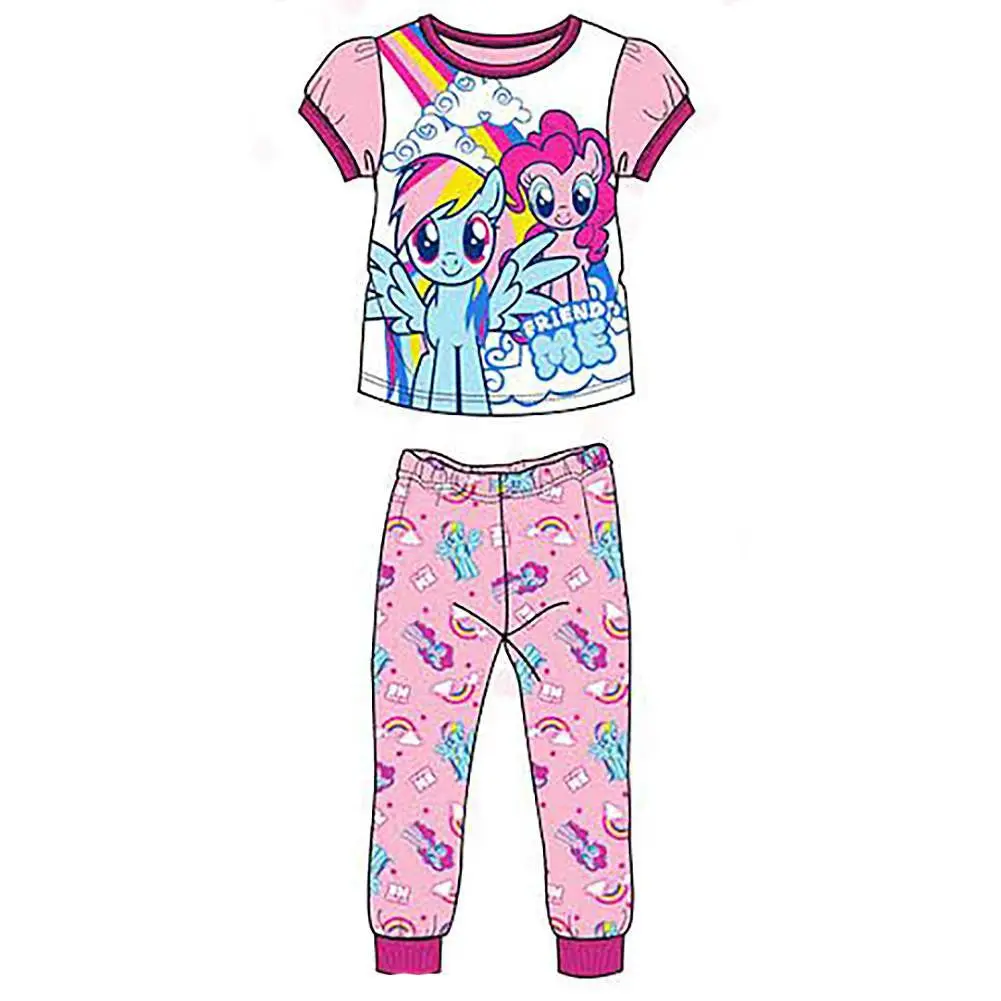 My Little Pony Girls' 2-Piece Pajama Set (Size 5) 1