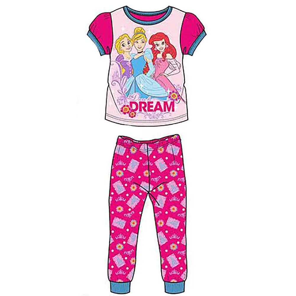 Disney Princess Girls' 2-Piece Pajama Set (Size 2) 1