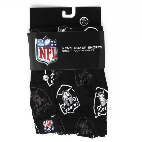 Nfl Oakland Raiders Men's Boxer Shorts - 3 Pack (Small) 1