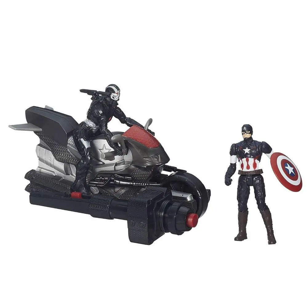 Marvel Avengers Age Of Ultron Captain America And Marvel's War Machine 2.5 Inch Figures With Blast Cycle 1