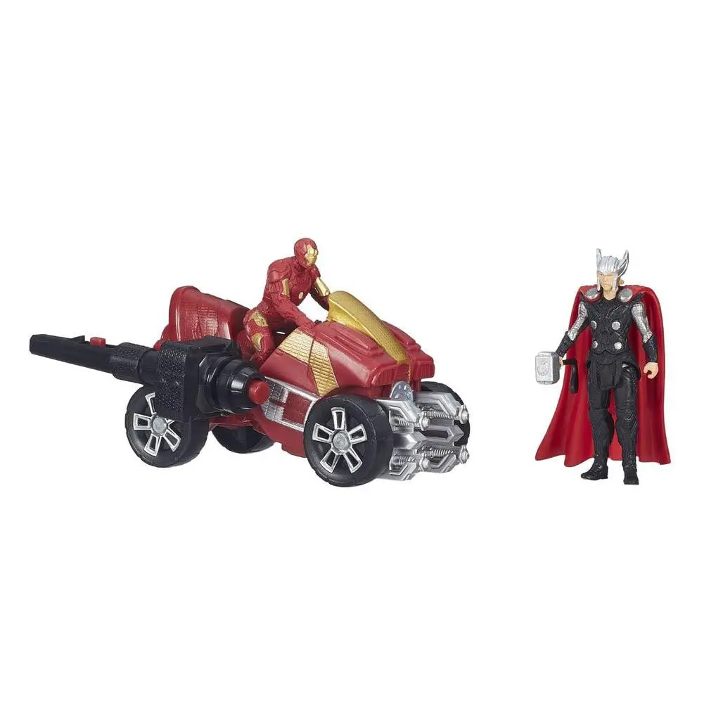 Marvel Avengers Age Of Ultron Thor And Iron Man 2.5-Inch Figures With Arc Atv Vehicle 1