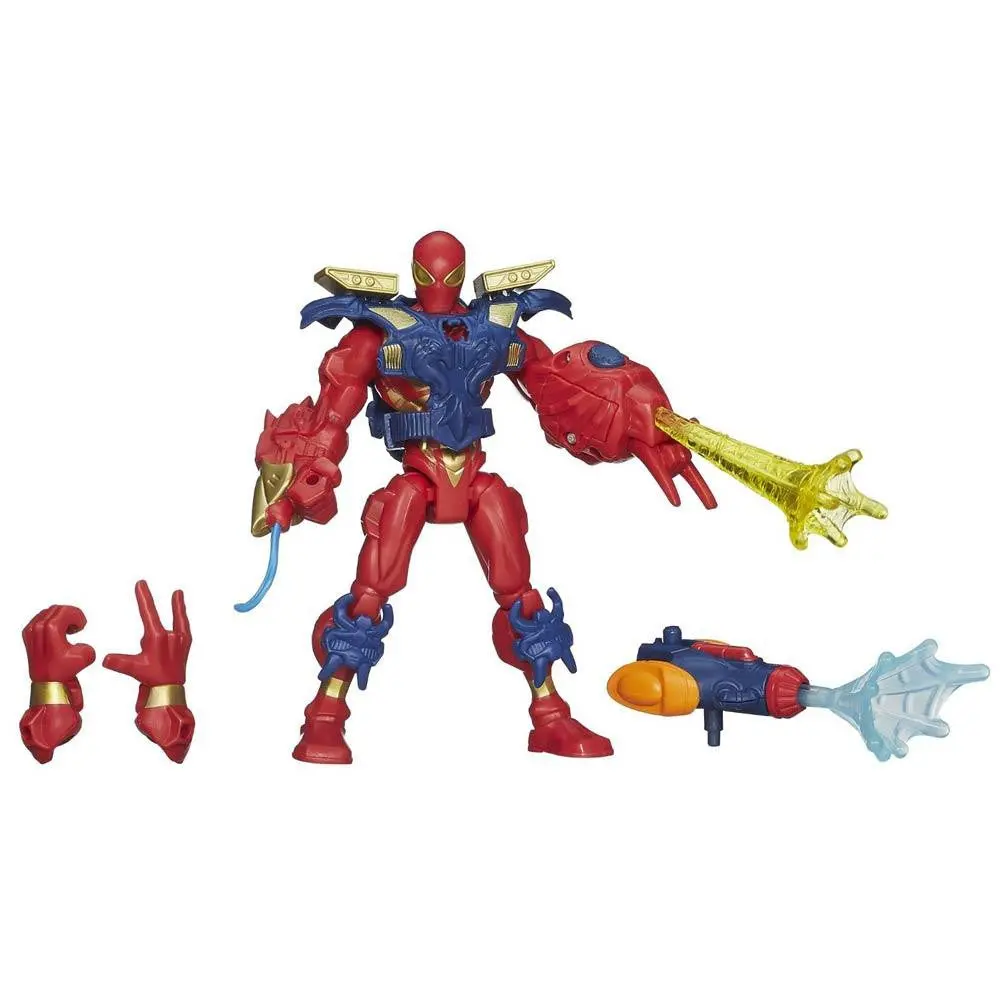 Marvel Super Hero Mashers Electronic Iron Spider Figure - 6 Inches 1