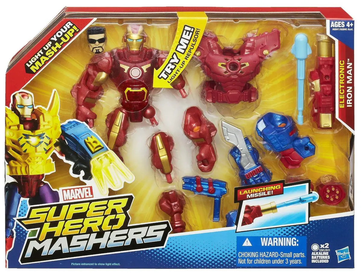 Marvel Super Hero Mashers Electronic Marvels War Machine Figure - 6 Inches 1