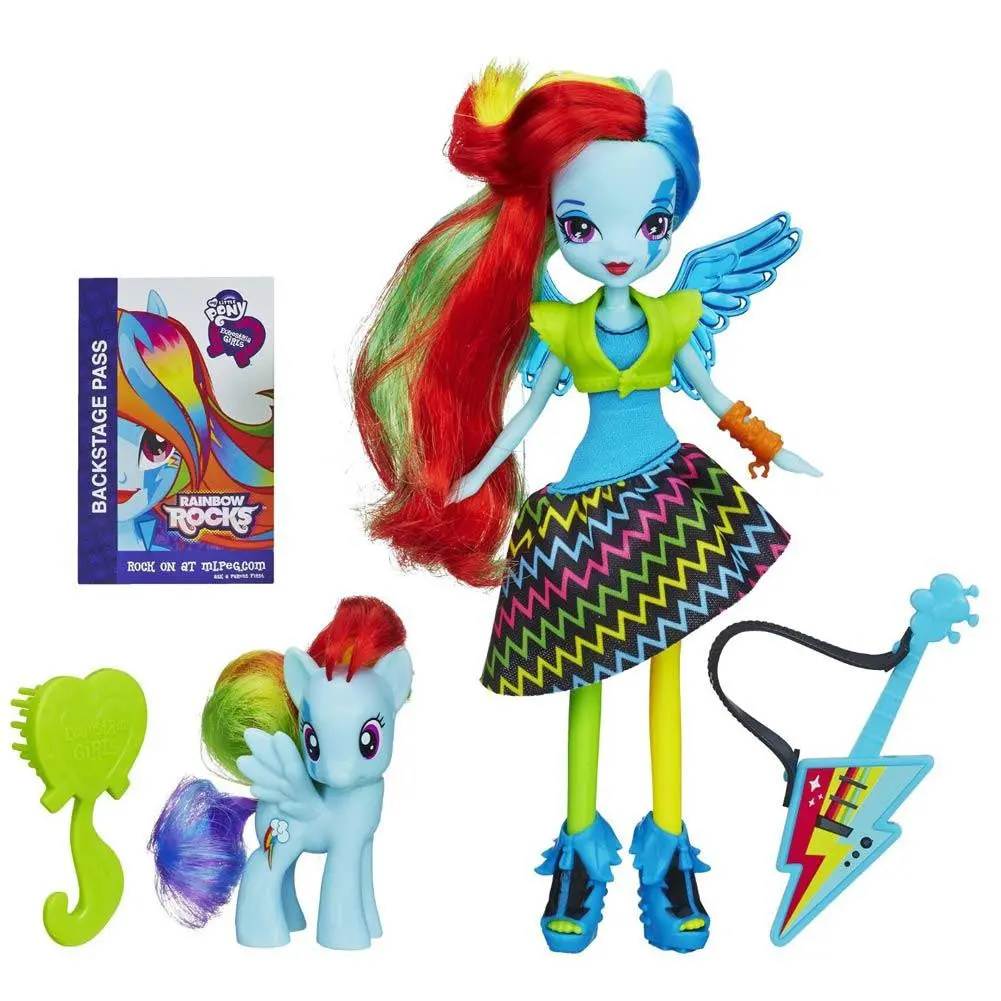 My Little Pony Equestria Girls Rainbow Dash Doll And Pony Set 1