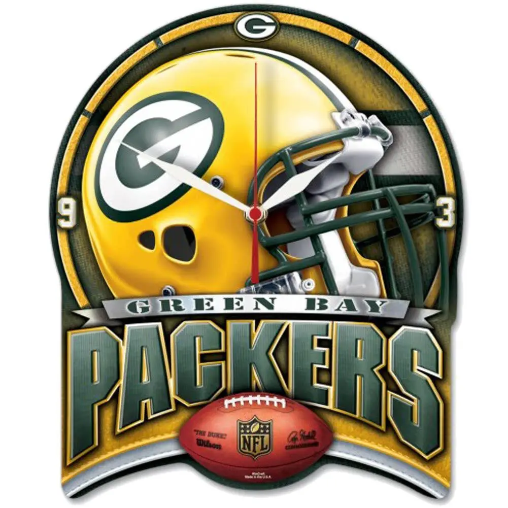 Nfl Green Bay Packers High Definition Plaque Clock 1