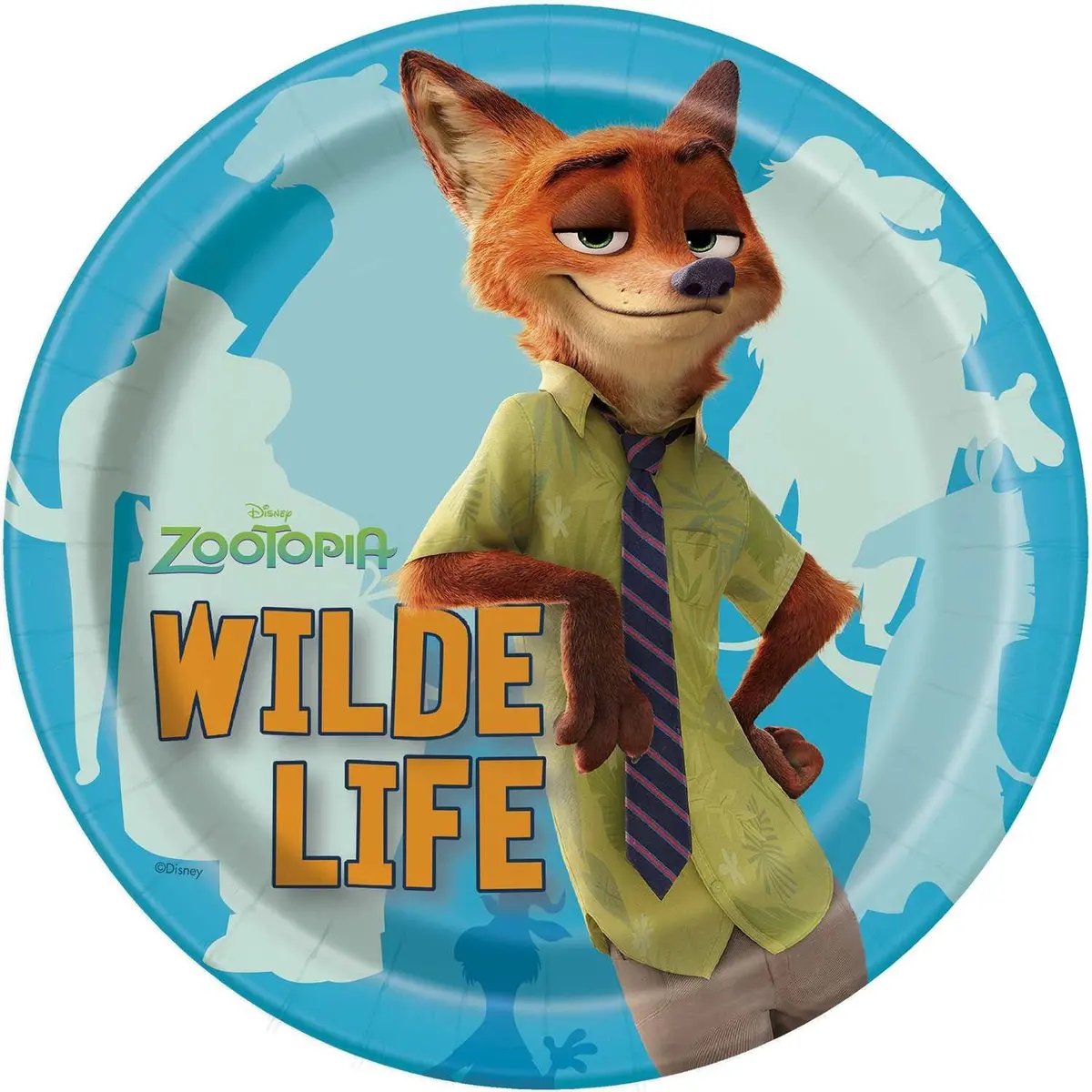 Zootopia Dessert Plates (8 Per Pack) 1