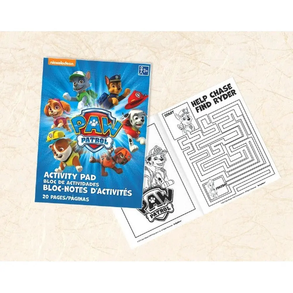 Paw Patrol Party Favor Activity Pad (Set Of 8) 1