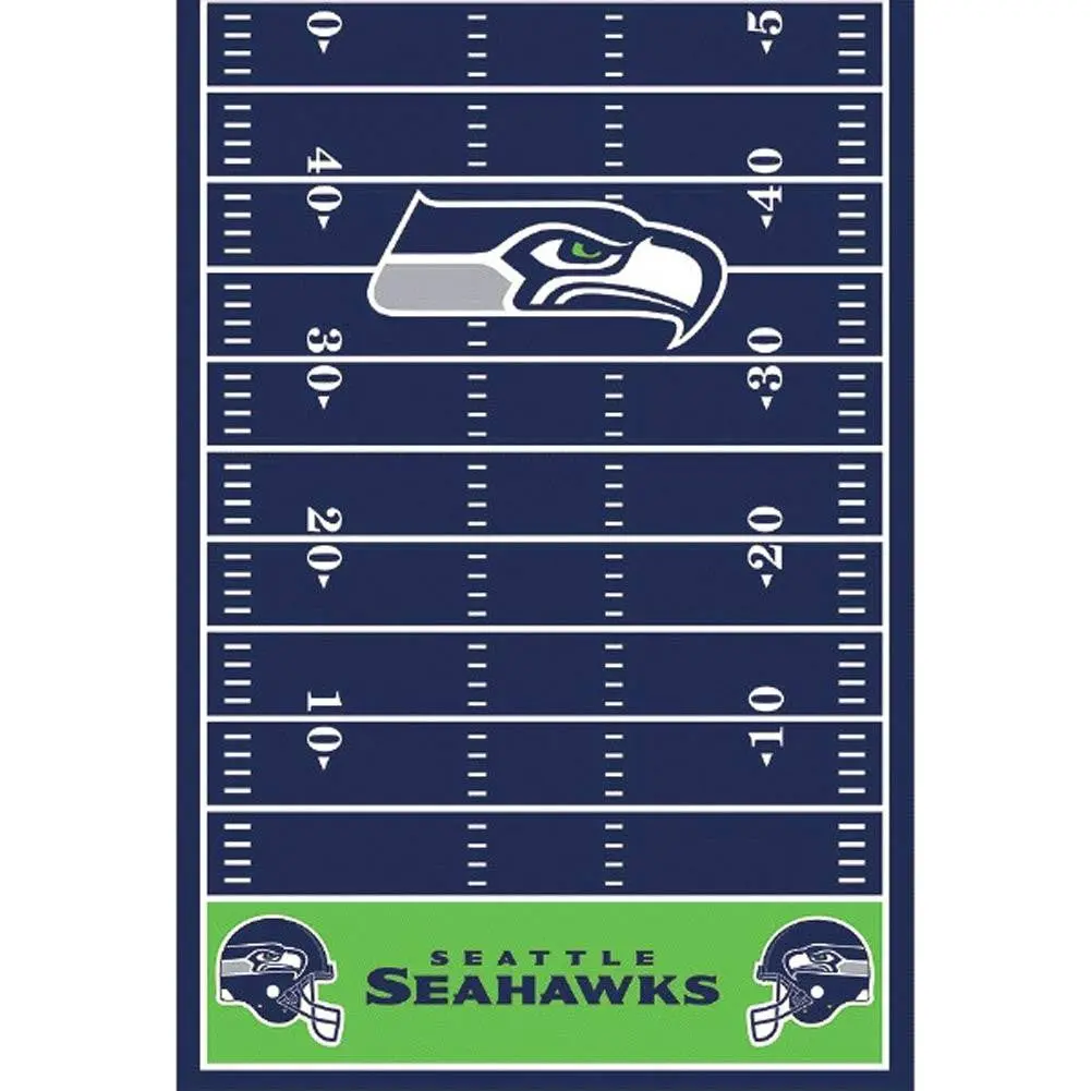 Nfl Seattle Seahawks Plastic Table Cover 1