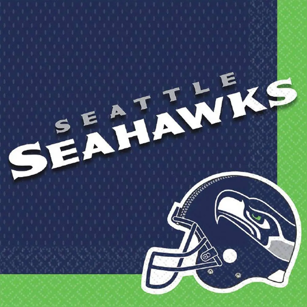 Nfl Seattle Seahawks Luncheon Napkins (16 Pack) 1