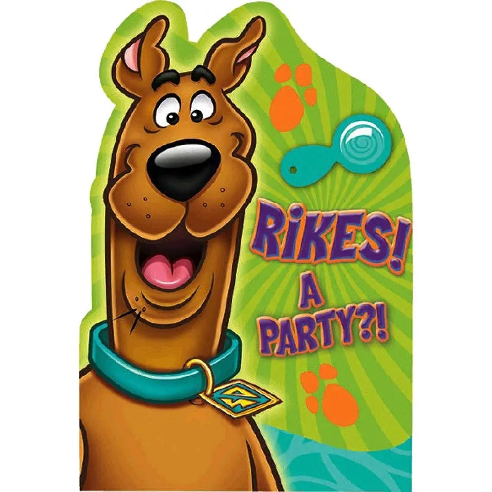 Scooby-Doo Postcard Invitations 1