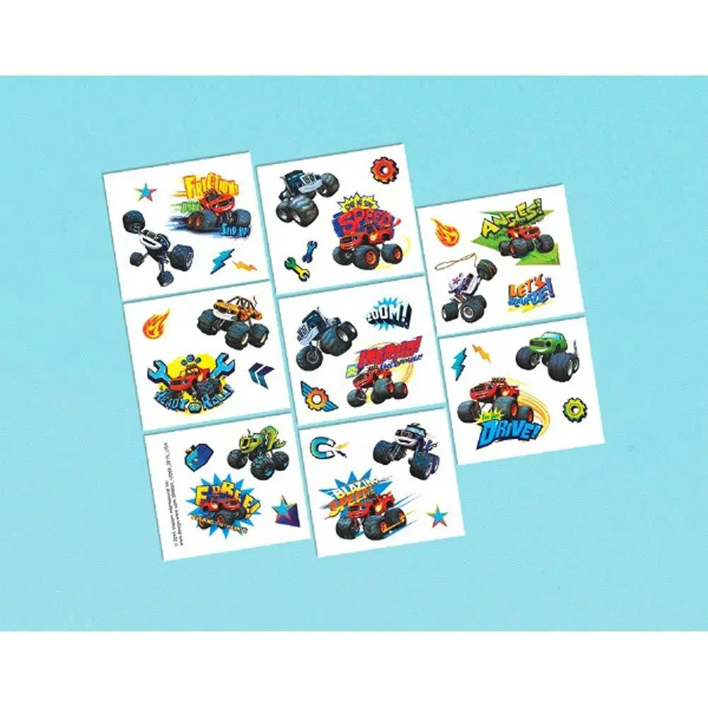 Blaze And The Monster Machines Tattoo Favors (16 In Package) 1