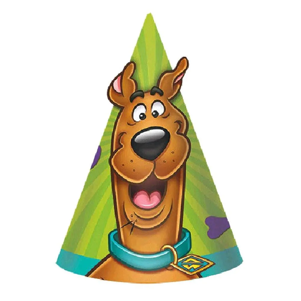 Scooby-Doo Paper Cone Hats (8 Per Pack) 1