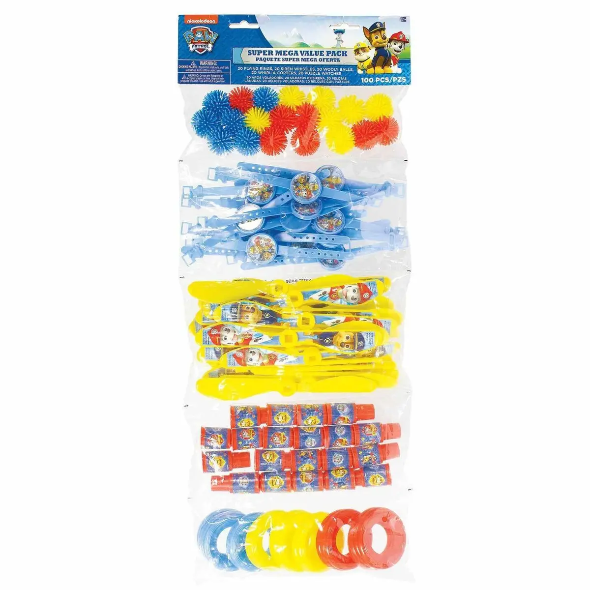 Paw Patrol Super Mega Value Pack (100 Favors In Each Bag) 1