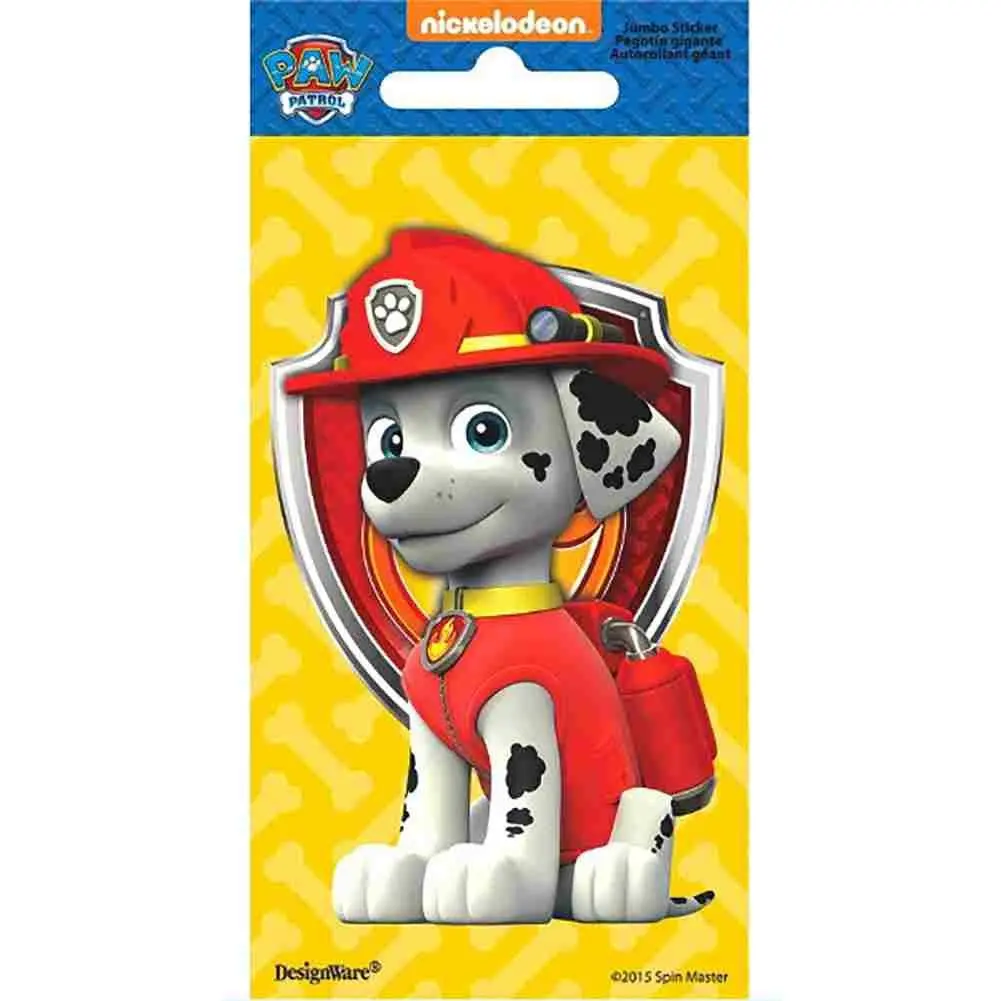 Paw Patrol - Marshall Jumbo Sticker (2 Stickers) 1