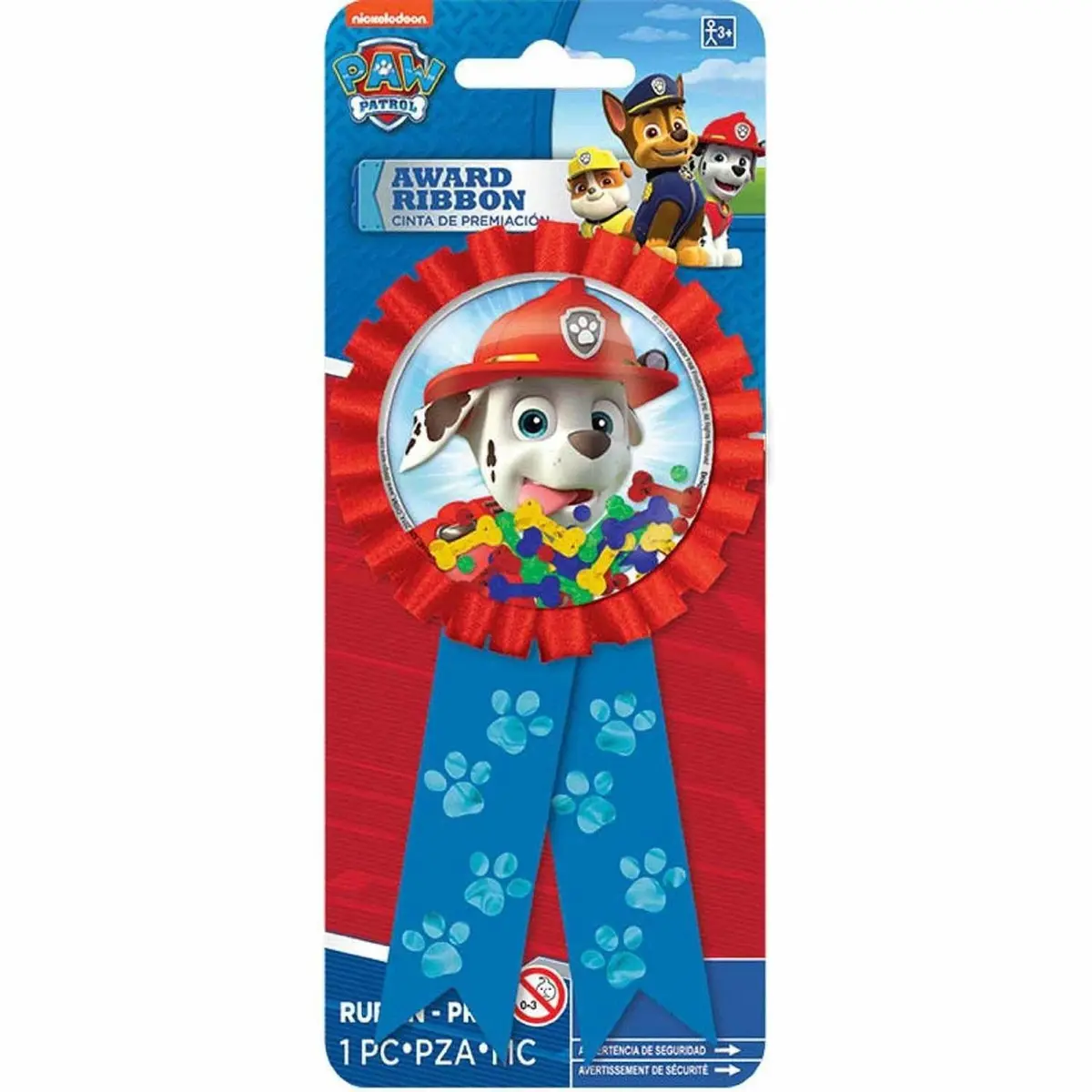 Paw Patrol Confetti Pouch Award Ribbon 1