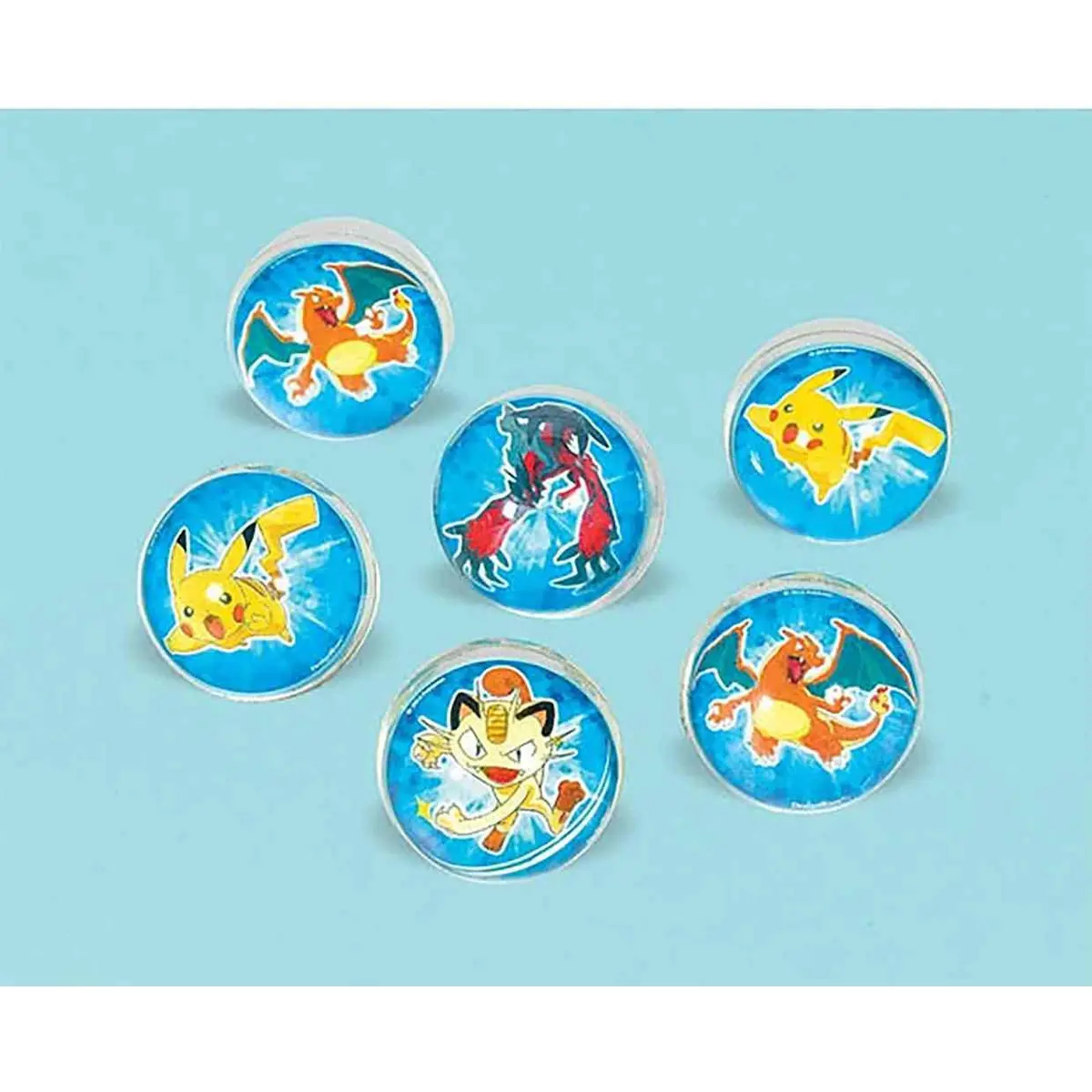 Pikachu & Friends Bounce Ball Favors (6 Per Pack) 1