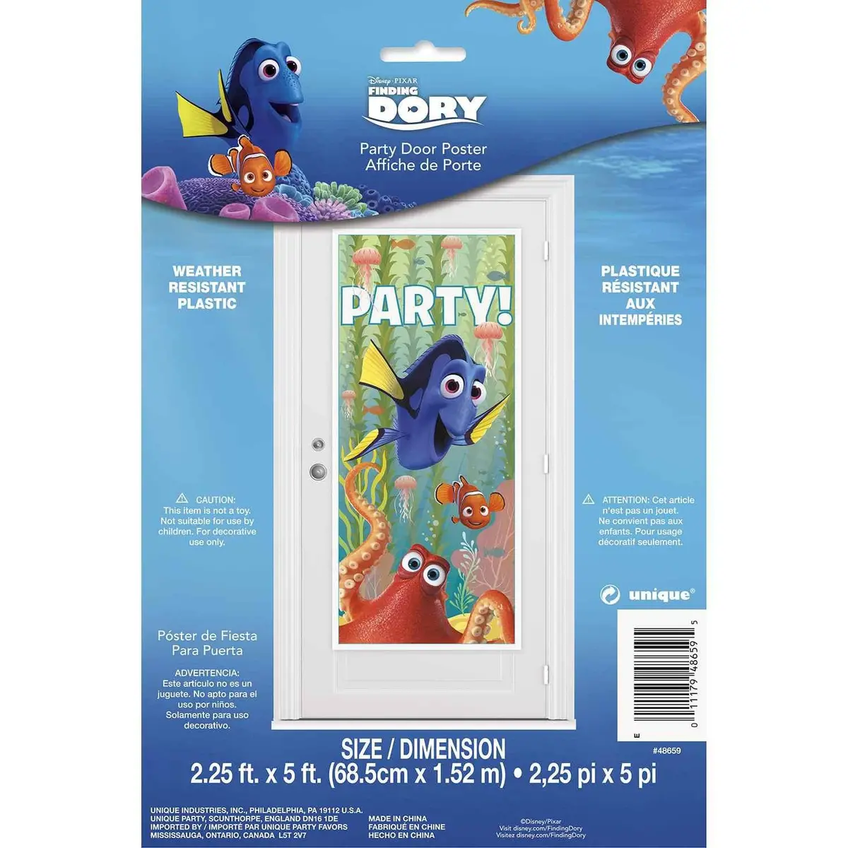 Finding Dory Party Door Poster 1