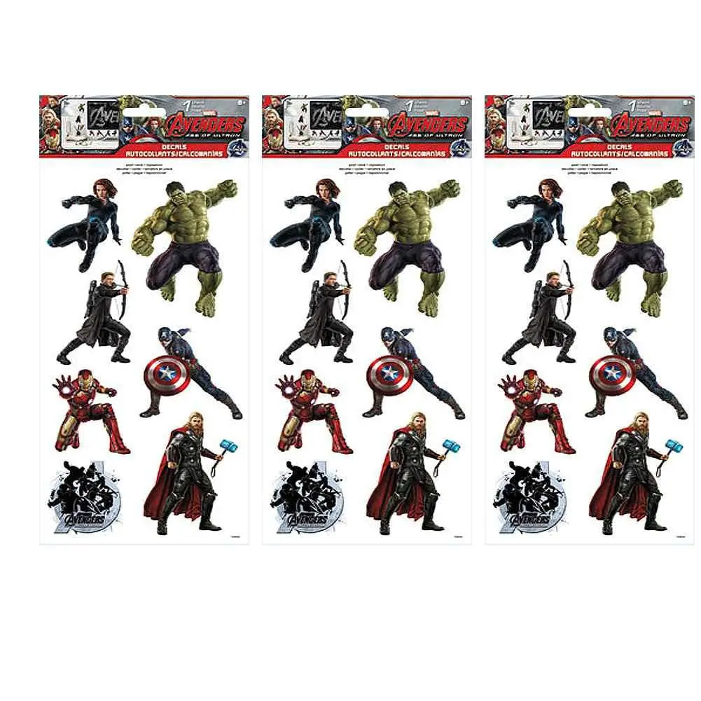 The Avengers Age Of Ultron Sticker Sticker Decals (3 Packs) 1