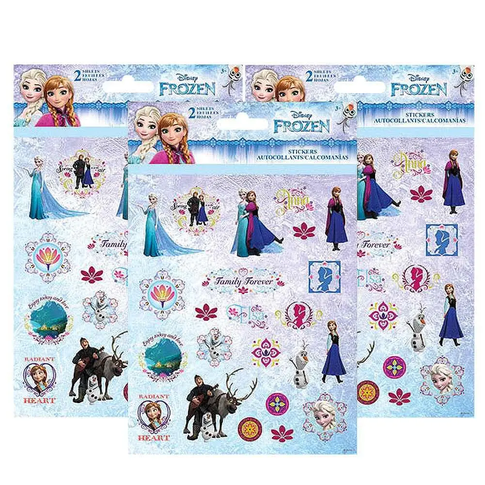 Disney Frozen Sticker Sheets (3 Packs Of 2 Sheets Ea) 1