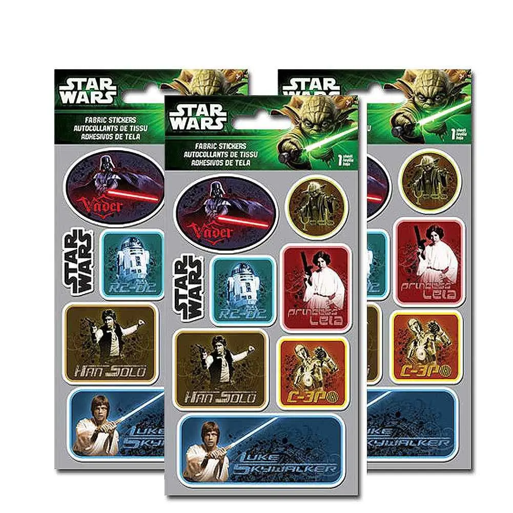 Star Wars Saga Fabric Stickers (3 Packs) 1