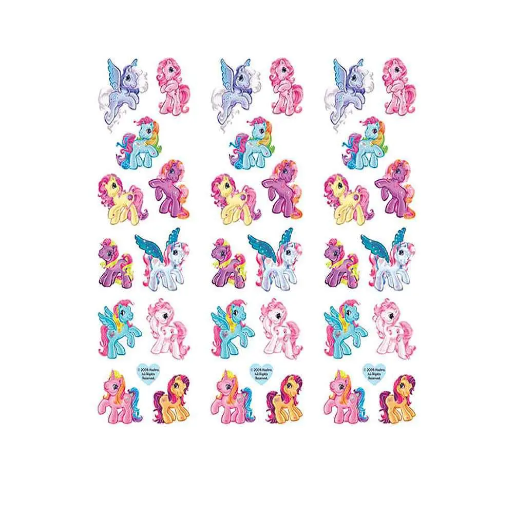 My Little Pony Slim Sticker Set (3 Packs Of 1 Sheets Ea) 1