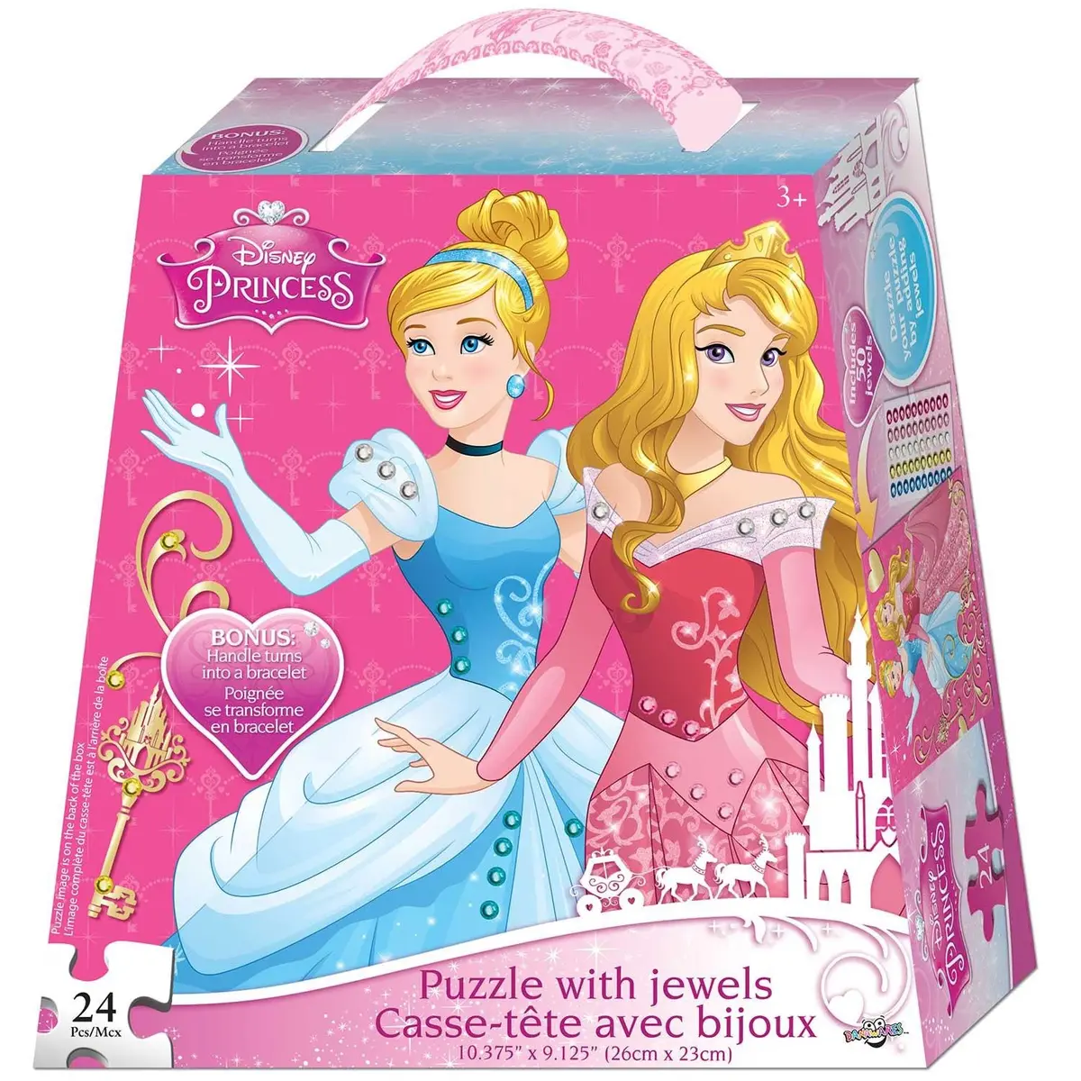 Disney Princess Puzzle With Jewels And Bracelet 1