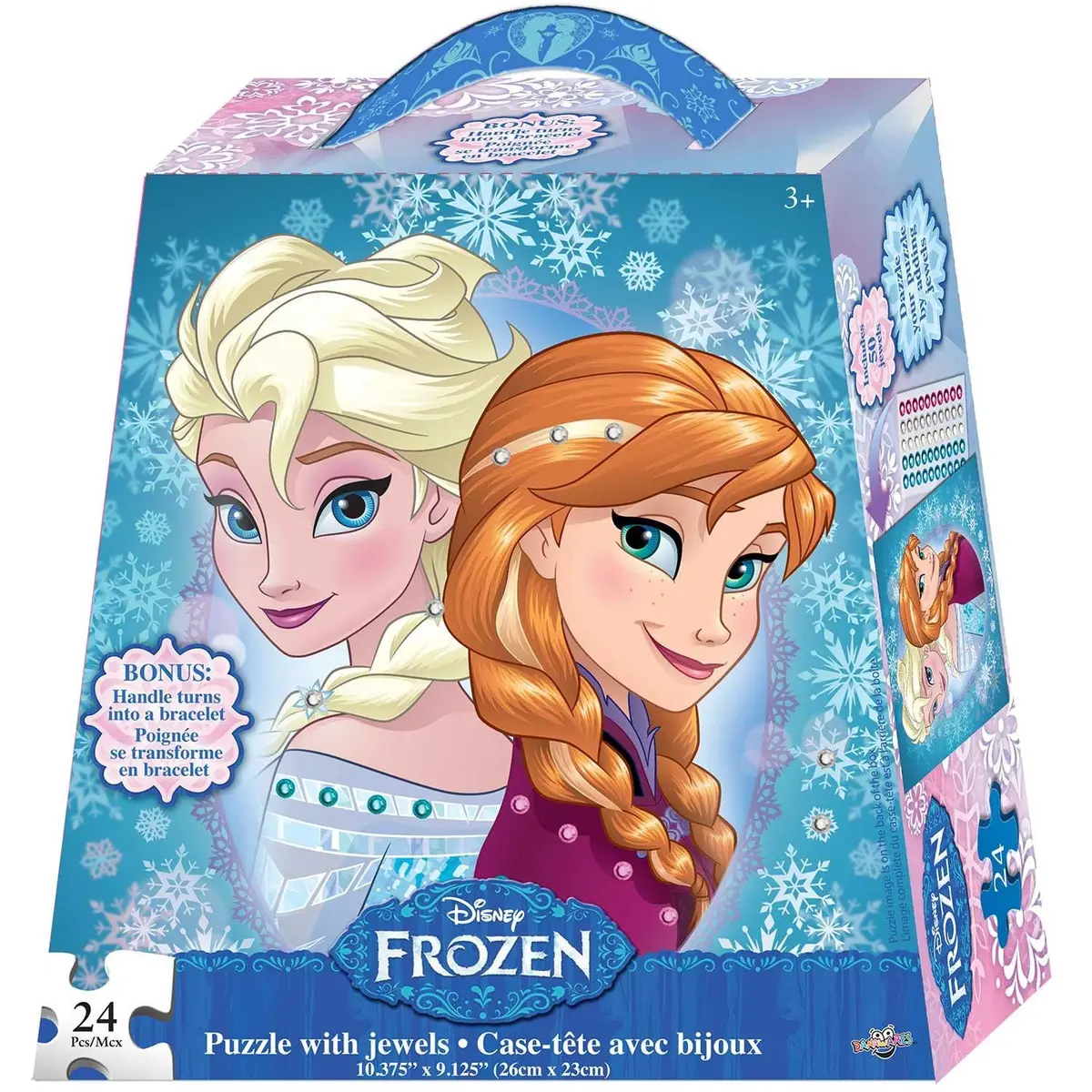 Disney Frozen Puzzle With Jewels And Bracelet 1