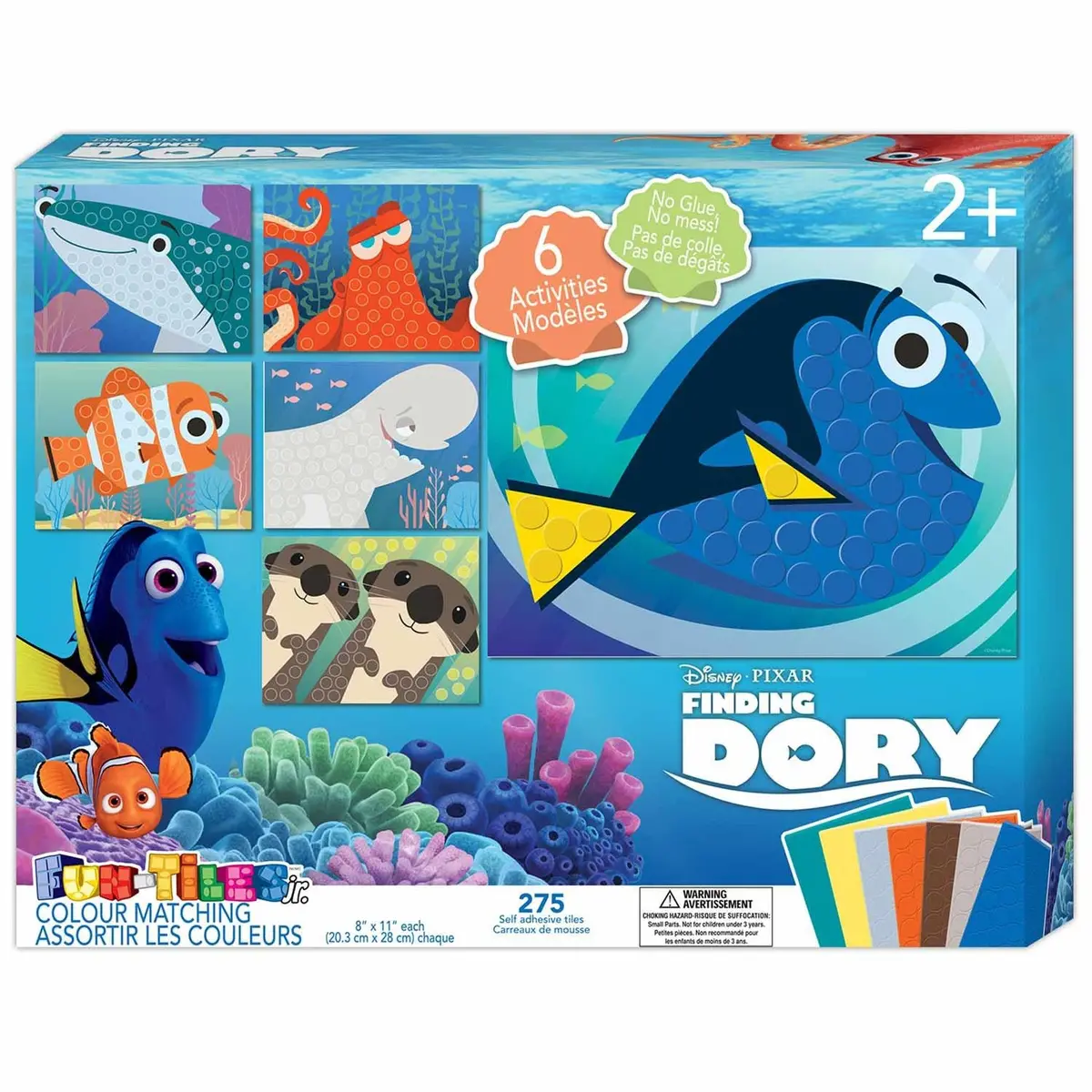 Finding Dory Fun-Tiles Jr. Color Matching Kit 1