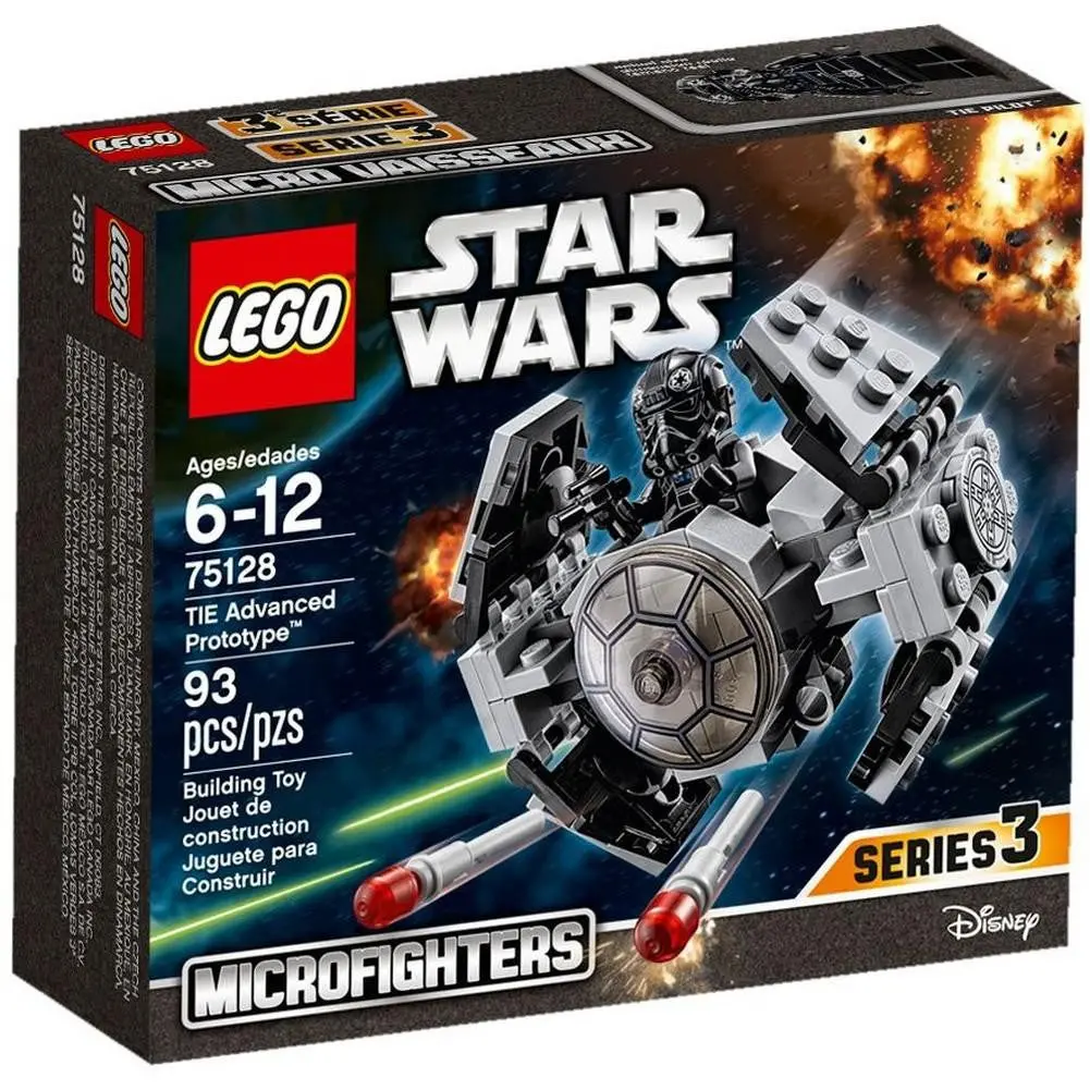 Lego Star Wars Microfighters Series 3 - Tie Advanced Prototype (75128) 1