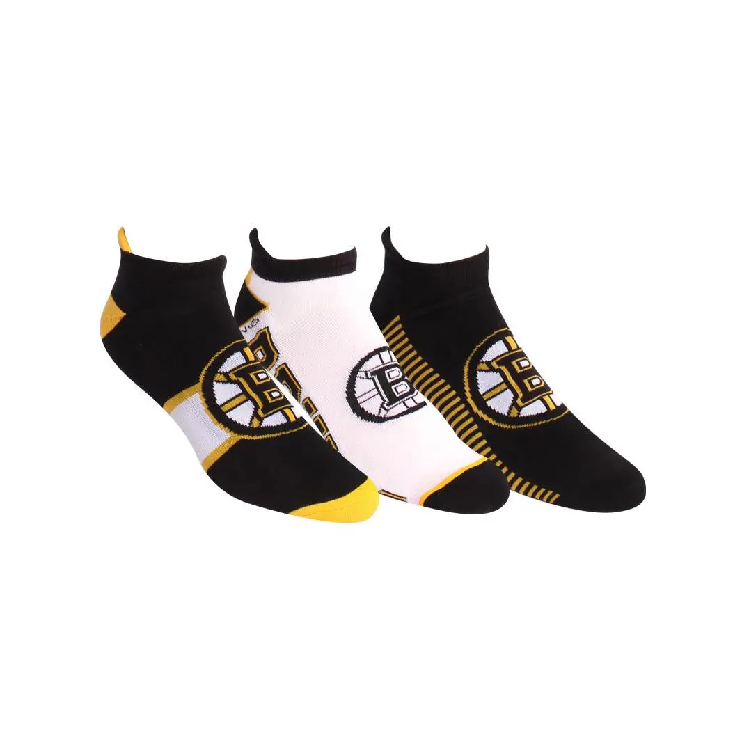 Nhl Boston Bruins Ankle Socks - 3 Pack 1