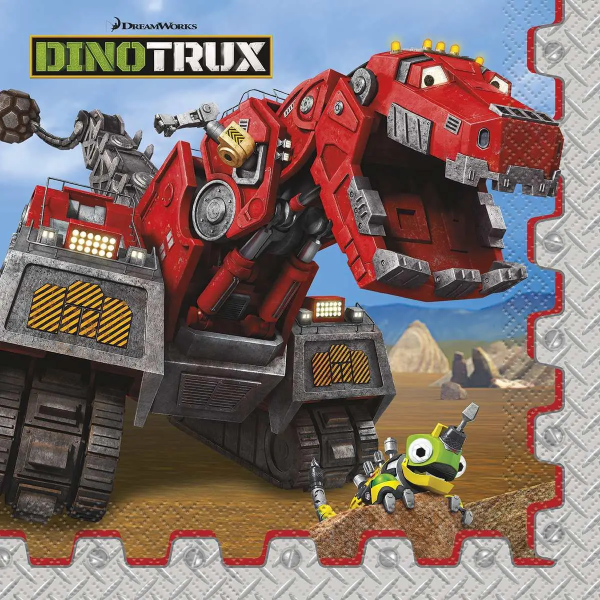 Dinotrux Luncheon Napkins (16 Per Pack) 1