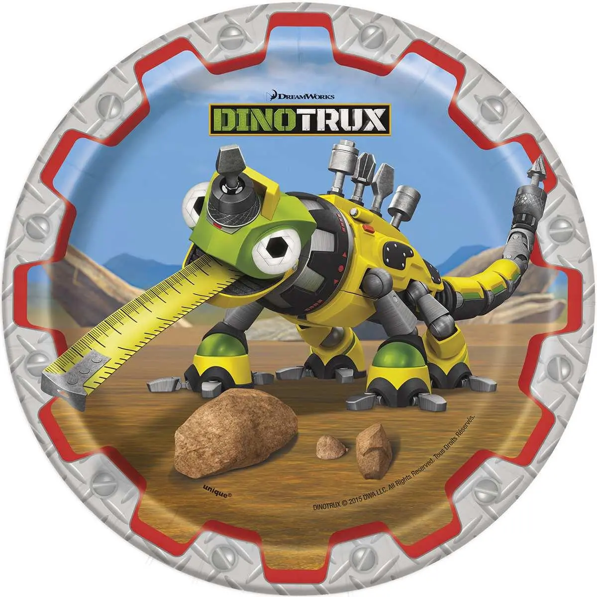 Dinotrux 7 Inch Dessert Plates (8 Per Pack) 1