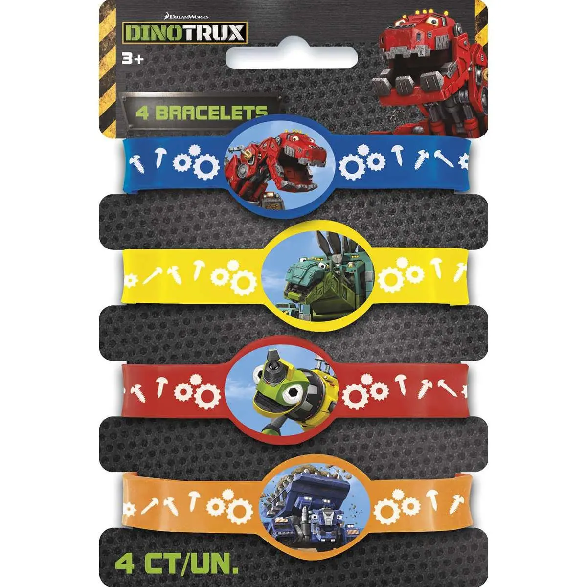 Dinotrux Stretchy Bracelets (4 Per Pack) 1