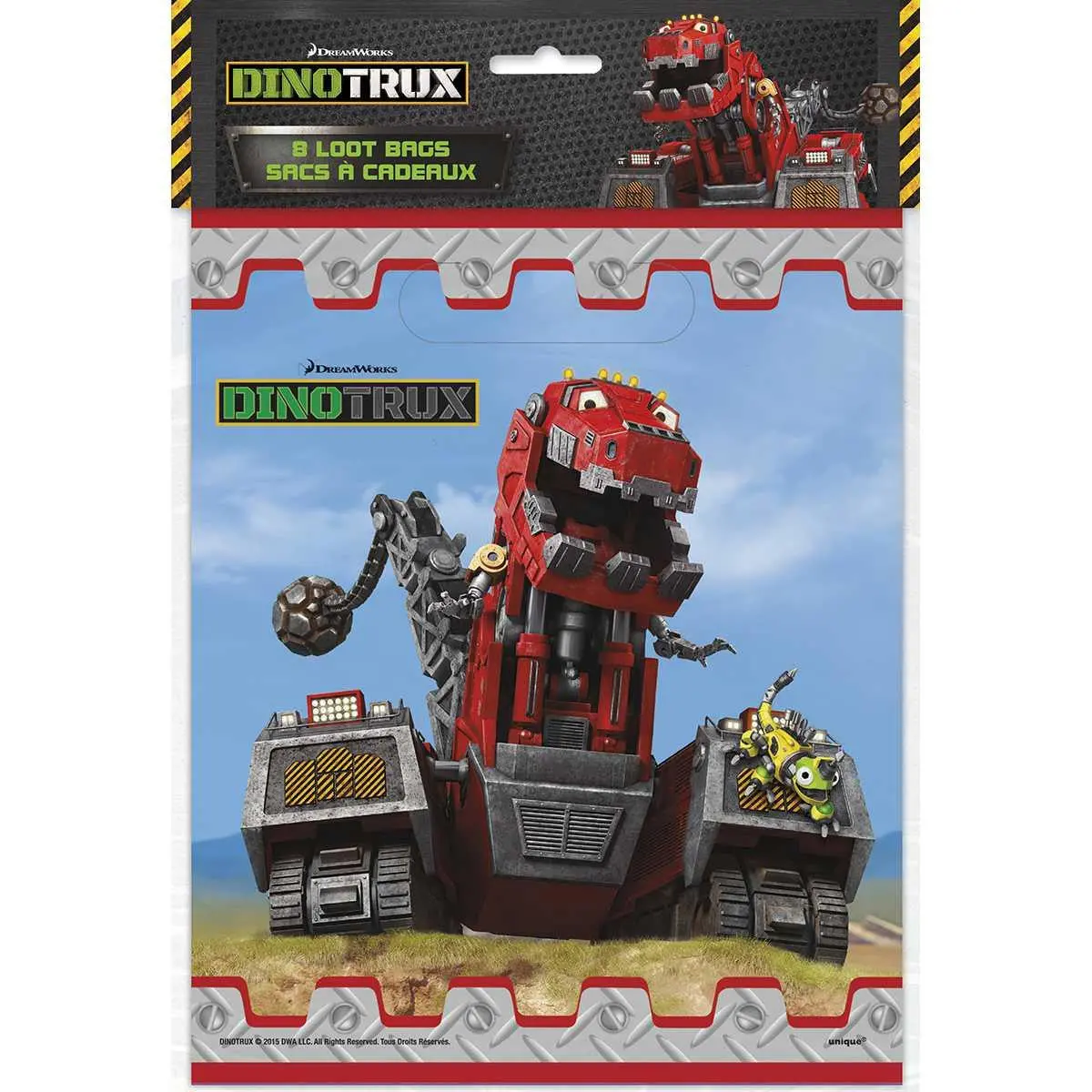 Dinotrux Party Loot Bags (8 Per Pack) 1