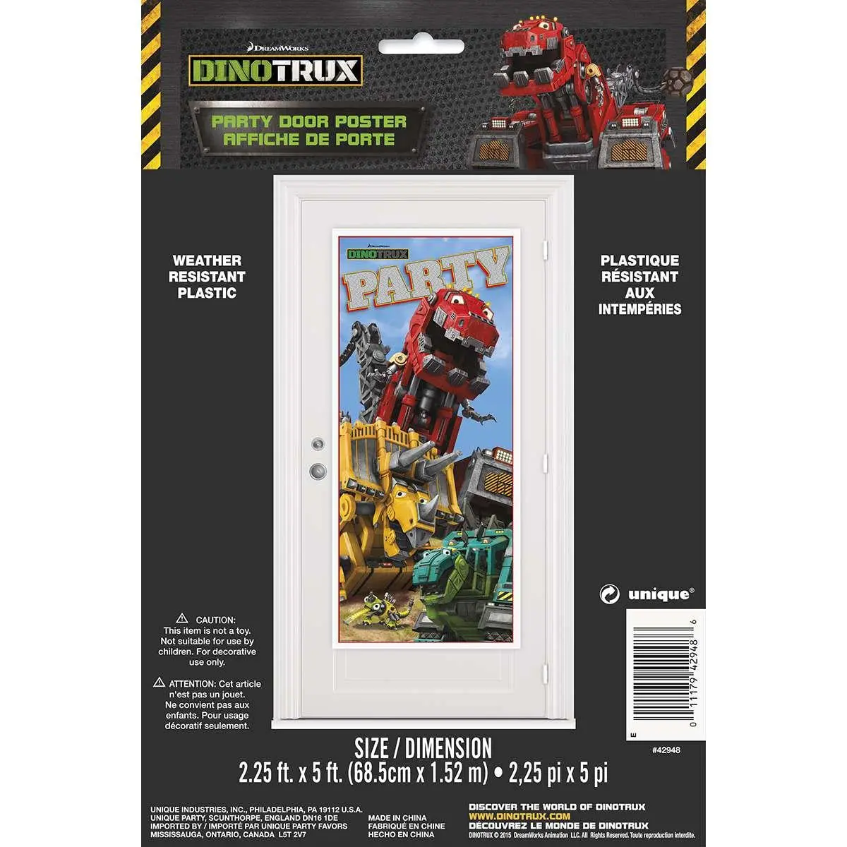 Dinotrux Party Door Poster 1