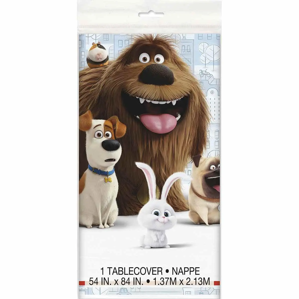The Secret Life Of Pets Plastic Table Cover 1