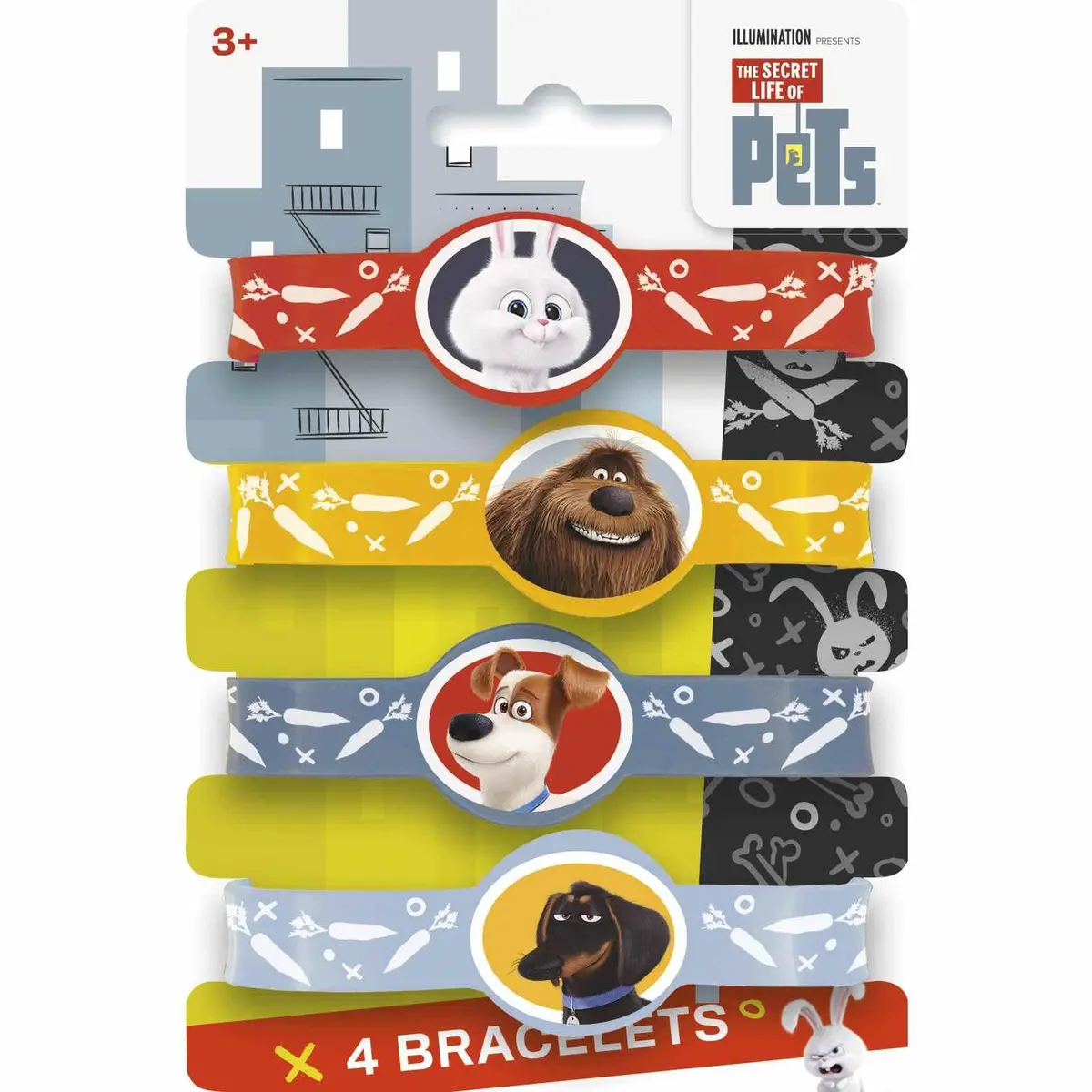 The Secret Life Of Pets Stretchy Bracelets (4 Per Pack) 1