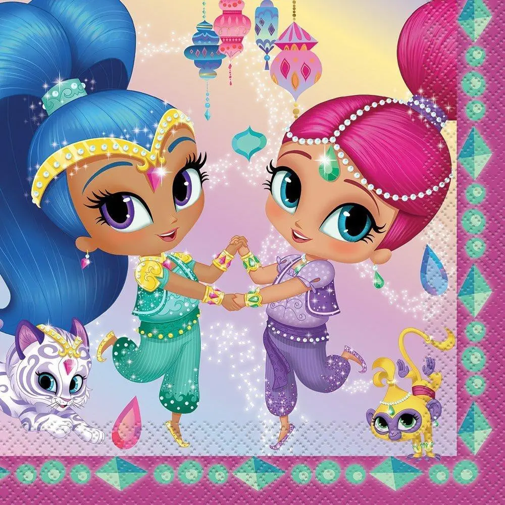 Shimmer And Shine Luncheon Napkins (16 Per Pack) 1