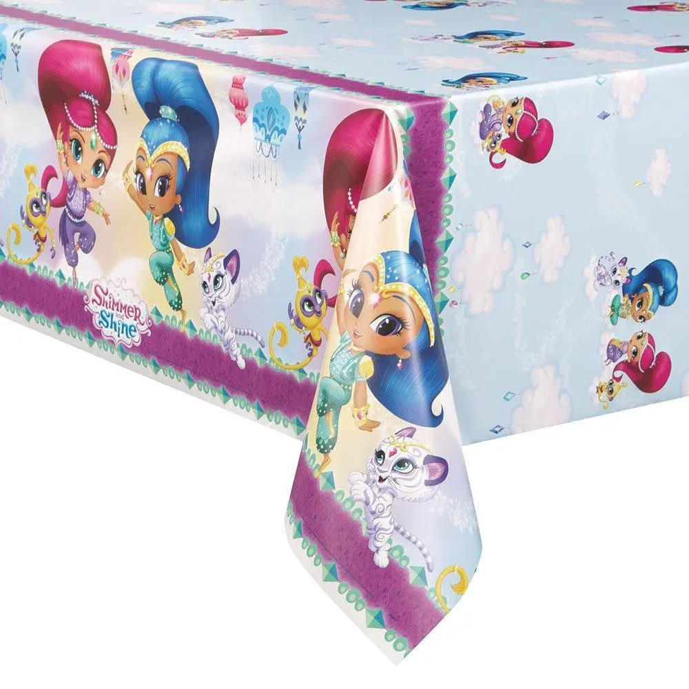 Shimmer And Shine Plastic Table Cover 1